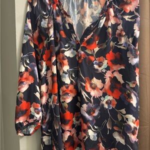 Willi Smith Multicolor Floral Blouse